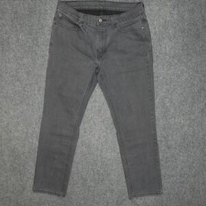 Levis 541 Jeans Men 34x30 Black Athletic Tapered Stretch Dark Wash Tag 34x32